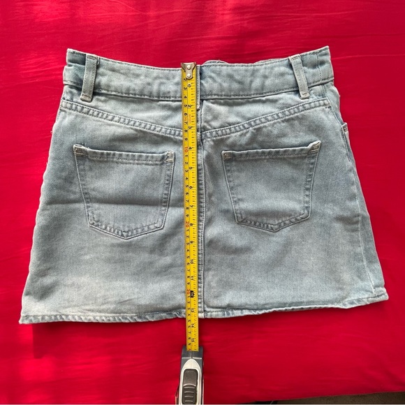 H&M Denim Mini Skirt US 4 - Picture 4 of 5